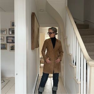 Vintage Leather Trench